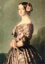 Portret van Franziska Caroline Gonzaga